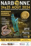 Bourse Exposition Internationale Minéraux Gemmes Fossiles à Narbonne