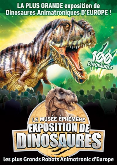 Le Musée Ephémère Exposition de Dinosaures à Nîmes