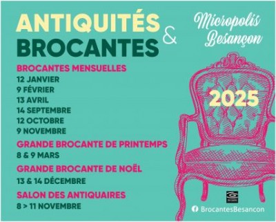 Brocante Mensuelle à Besançon