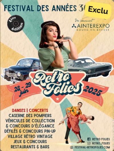 Retro Folies Festivals à Bourg en Bresse
