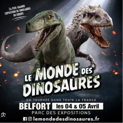 Le Monde des Dinosaures à Belfort