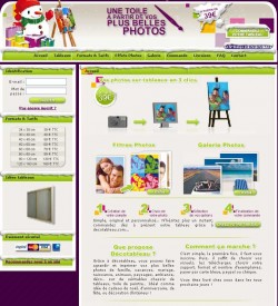 Une toile à partir de vos plus belles photos !